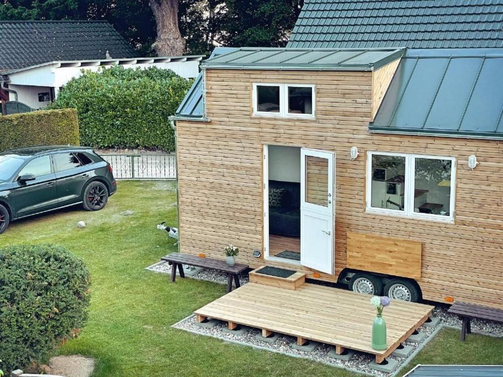 Tiny House Fleesensee Mit Eigenem Garten Und Nur Wenige Meter Vom Seeufer Göhren-Lebbin Dış mekan fotoğraf