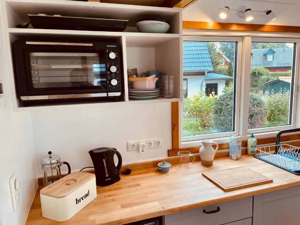 Tiny House Fleesensee Mit Eigenem Garten Und Nur Wenige Meter Vom Seeufer Göhren-Lebbin Dış mekan fotoğraf
